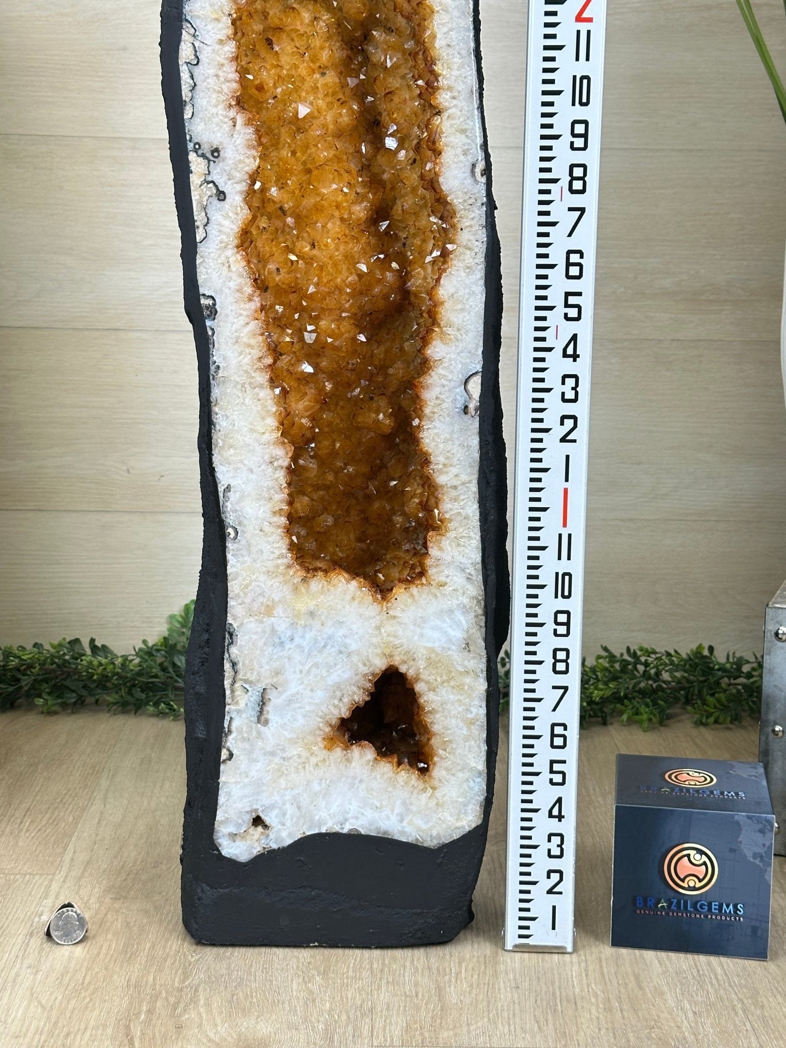Large Extra Quality Citrine Cathedral, 97 lbs & 37.8" Tall #5603 - 0404 - Brazil GemsBrazil GemsLarge Extra Quality Citrine Cathedral, 97 lbs & 37.8" Tall #5603 - 0404Cathedrals5603 - 0404