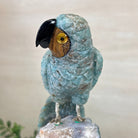 Large Hand - Carved Amazonite Parrot on an Amethyst Base, 8.5" Tall #3004 - AZPAM - 012 - Brazil GemsBrazil GemsLarge Hand - Carved Amazonite Parrot on an Amethyst Base, 8.5" Tall #3004 - AZPAM - 012Crystal Birds3004 - AZPAM - 012