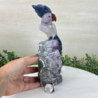 Large Hand - Carved Amethyst Cockatoo 9" Long on an Amethyst Cluster #3004 - AMCAM - 027 - Brazil GemsBrazil GemsLarge Hand - Carved Amethyst Cockatoo 9" Long on an Amethyst Cluster #3004 - AMCAM - 027Crystal Birds3004 - AMCAM - 027