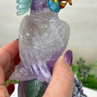 Large Hand - Carved Amethyst Cockatoo 9.2" Long on an Amethyst Cluster #3004 - AMCAM - 025 - Brazil GemsBrazil GemsLarge Hand - Carved Amethyst Cockatoo 9.2" Long on an Amethyst Cluster #3004 - AMCAM - 025Crystal Birds3004 - AMCAM - 025