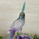 Large Hand - Carved Amethyst Cockatoo 9.2" Long on an Amethyst Cluster #3004 - AMCAM - 025 - Brazil GemsBrazil GemsLarge Hand - Carved Amethyst Cockatoo 9.2" Long on an Amethyst Cluster #3004 - AMCAM - 025Crystal Birds3004 - AMCAM - 025