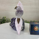 Large Hand - Carved Amethyst Cockatoo on an Amethyst Base, 8.1" Tall #3004 - AMCAM - 030 - Brazil GemsBrazil GemsLarge Hand - Carved Amethyst Cockatoo on an Amethyst Base, 8.1" Tall #3004 - AMCAM - 030Crystal Birds3004 - AMCAM - 030