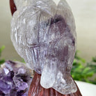 Large Hand - Carved Amethyst Parrot 7.8" Long on an Amethyst Cluster, #3004 - AMPAM - 008 - Brazil GemsBrazil GemsLarge Hand - Carved Amethyst Parrot 7.8" Long on an Amethyst Cluster, #3004 - AMPAM - 008Crystal Birds3004 - AMPAM - 008