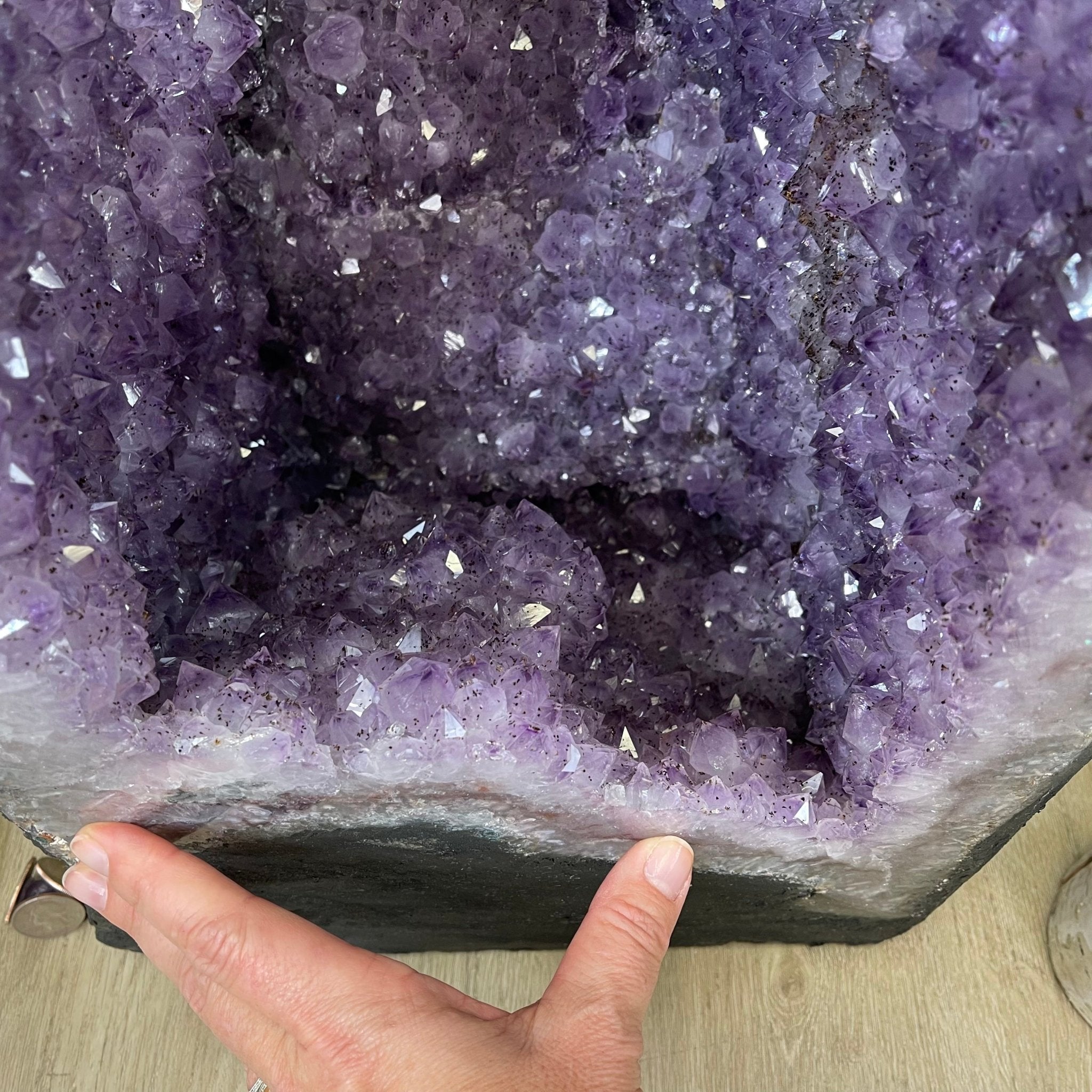 Large Standard Plus Quality Brazilian Amethyst Cathedral, 204 lbs & 39.9" Tall #5601-1180 by Brazil Gems - Brazil GemsBrazil GemsLarge Standard Plus Quality Brazilian Amethyst Cathedral, 204 lbs & 39.9" Tall #5601-1180 by Brazil GemsCathedrals5601-1180