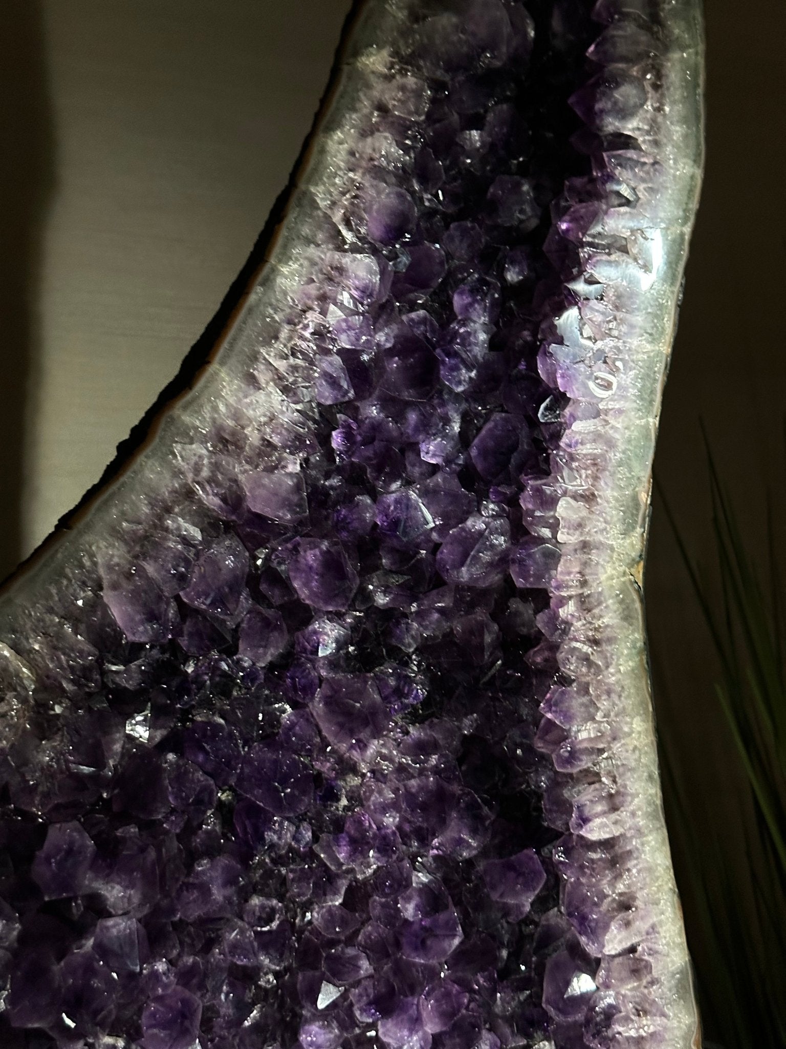 Large Super Quality Amethyst Cluster on Metal Stand, 227.1 lbs & 56.4" Tall #5491 - 0024 - Brazil GemsBrazil GemsLarge Super Quality Amethyst Cluster on Metal Stand, 227.1 lbs & 56.4" Tall #5491 - 0024Clusters on Fixed Bases5491 - 0024