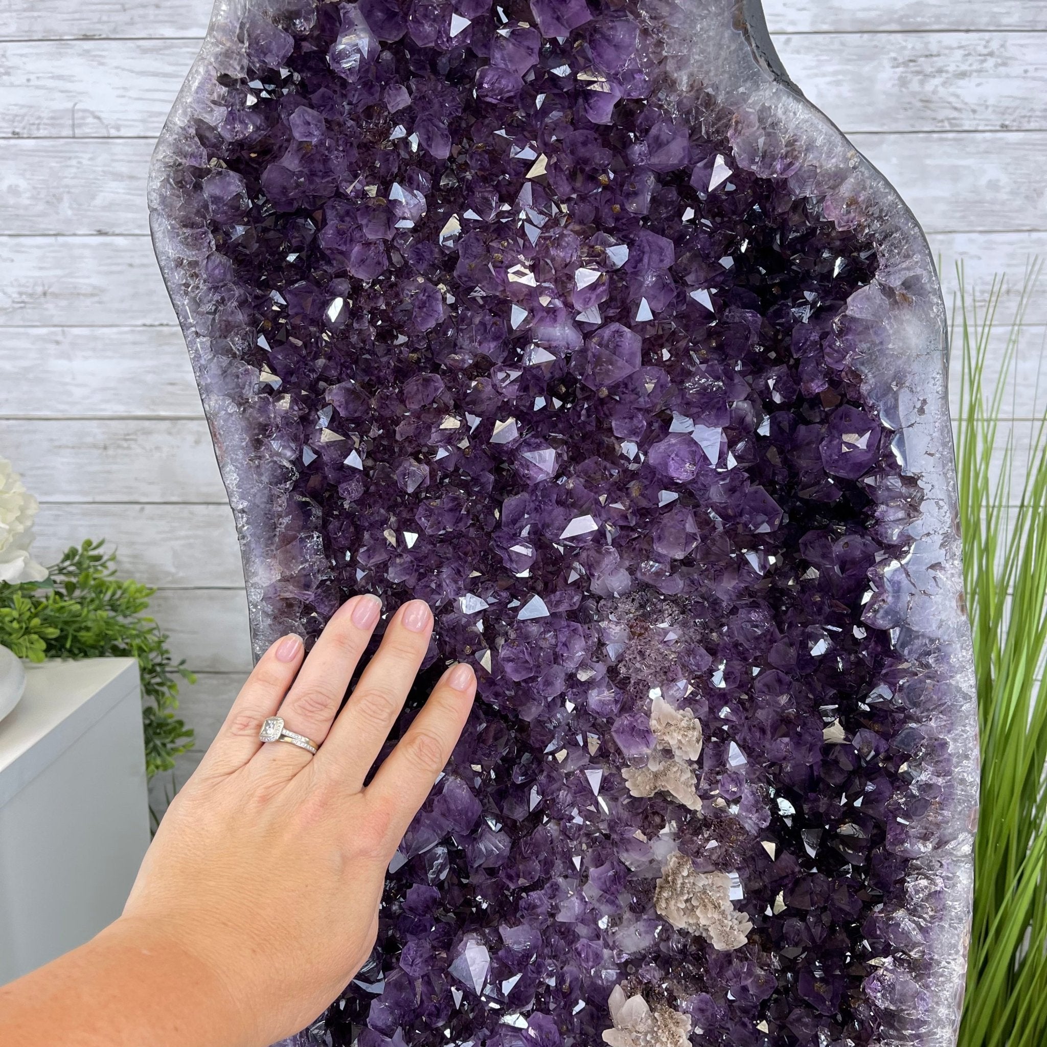 Large Super Quality Brazilian Amethyst Cathedral, 55" Tall & 326.3 lbs, Model #5601-0891 by Brazil Gems - Brazil GemsBrazil GemsLarge Super Quality Brazilian Amethyst Cathedral, 55" Tall & 326.3 lbs, Model #5601-0891 by Brazil GemsCathedrals5601-0891
