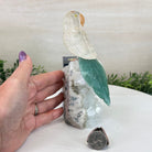 Medium Hand - Carved Clear Quartz Parrot on a Clear Quartz Base, 6.5" Tall #3003 - CQPCQ - 019 - Brazil GemsBrazil GemsMedium Hand - Carved Clear Quartz Parrot on a Clear Quartz Base, 6.5" Tall #3003 - CQPCQ - 019Crystal Birds3003 - CQPCQ - 019