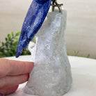 Medium Hand - Carved Sodalite Cockatoo on a Clear Quartz Base, 9.1" Tall #3003 - SOCCQ - 011 - Brazil GemsBrazil GemsMedium Hand - Carved Sodalite Cockatoo on a Clear Quartz Base, 9.1" Tall #3003 - SOCCQ - 011Crystal Birds3003 - SOCCQ - 011