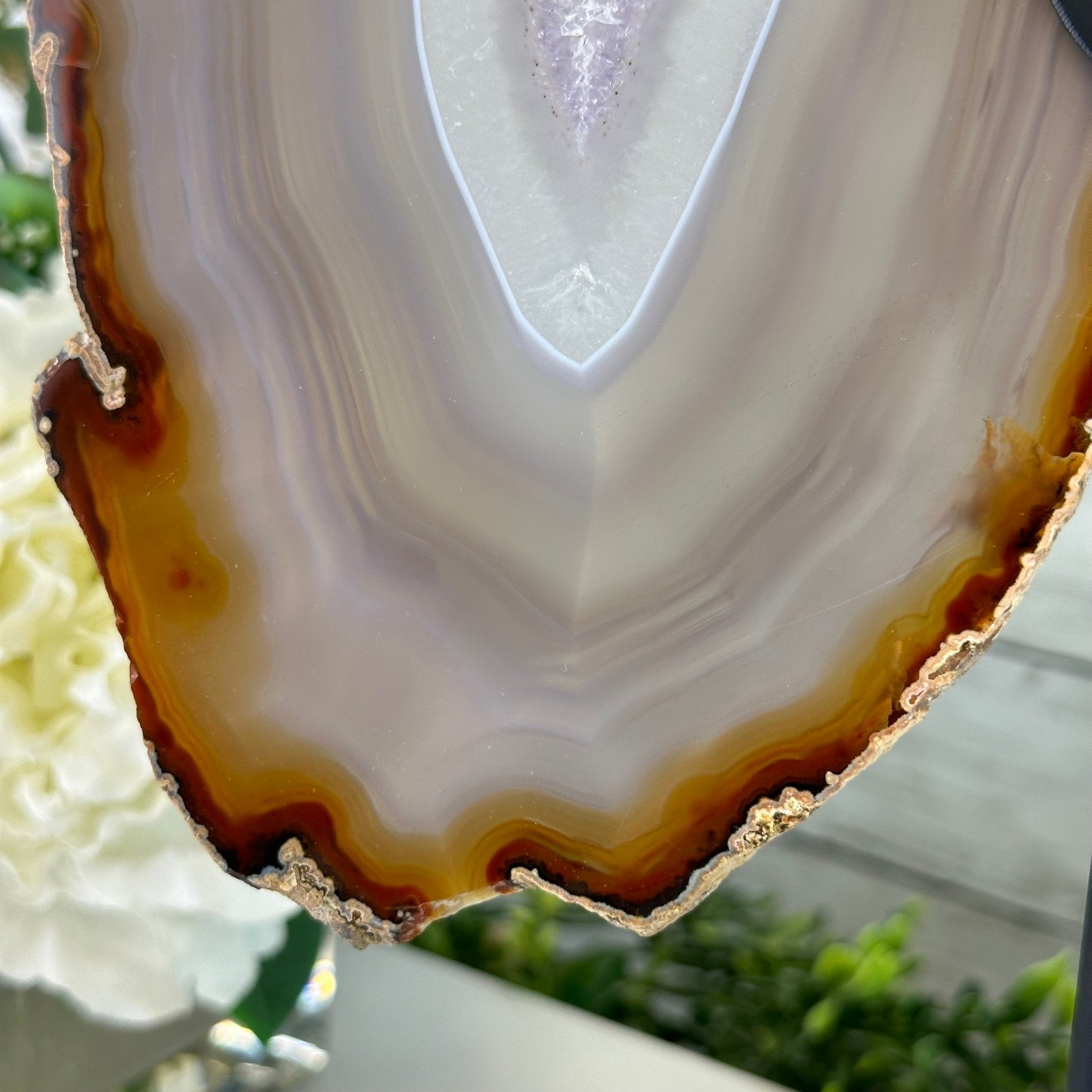 Natural Brazilian Agate "Butterfly Wings", 15" Tall #5050NA-085 - Brazil GemsBrazil GemsNatural Brazilian Agate "Butterfly Wings", 15" Tall #5050NA-085Agate Butterfly Wings5050NA-085