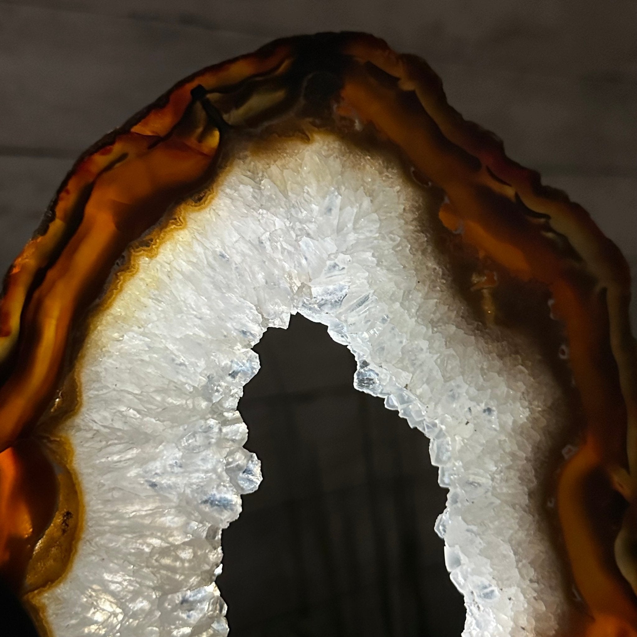 Natural Brazilian Agate "Butterfly Wings", 15" Tall #5050NA-087 - Brazil GemsBrazil GemsNatural Brazilian Agate "Butterfly Wings", 15" Tall #5050NA-087Agate Butterfly Wings5050NA-087