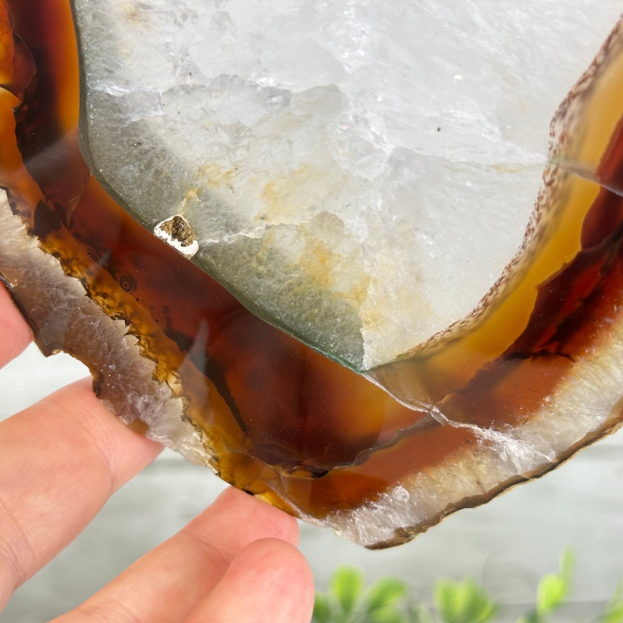 Natural Brazilian Agate "Butterfly Wings", 15" Tall #5050NA-098 - Brazil GemsBrazil GemsNatural Brazilian Agate "Butterfly Wings", 15" Tall #5050NA-098Agate Butterfly Wings5050NA-098