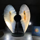 Natural Brazilian Agate "Butterfly Wings", 8.4" Tall #5050NA-143 - Brazil GemsBrazil GemsNatural Brazilian Agate "Butterfly Wings", 8.4" Tall #5050NA-143Agate Butterfly Wings5050NA-143