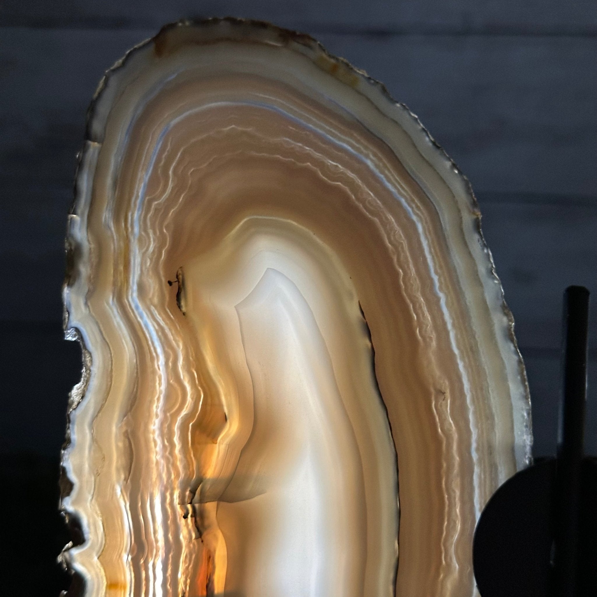 Natural Brazilian Agate "Butterfly Wings", 9.2" Tall #5050NA-106 - Brazil GemsBrazil GemsNatural Brazilian Agate "Butterfly Wings", 9.2" Tall #5050NA-106Agate Butterfly Wings5050NA-106
