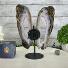 Natural Brazilian Agate "Butterfly Wings", 9.5" Tall #5050NA-144 - Brazil GemsBrazil GemsNatural Brazilian Agate "Butterfly Wings", 9.5" Tall #5050NA-144Agate Butterfly Wings5050NA-144