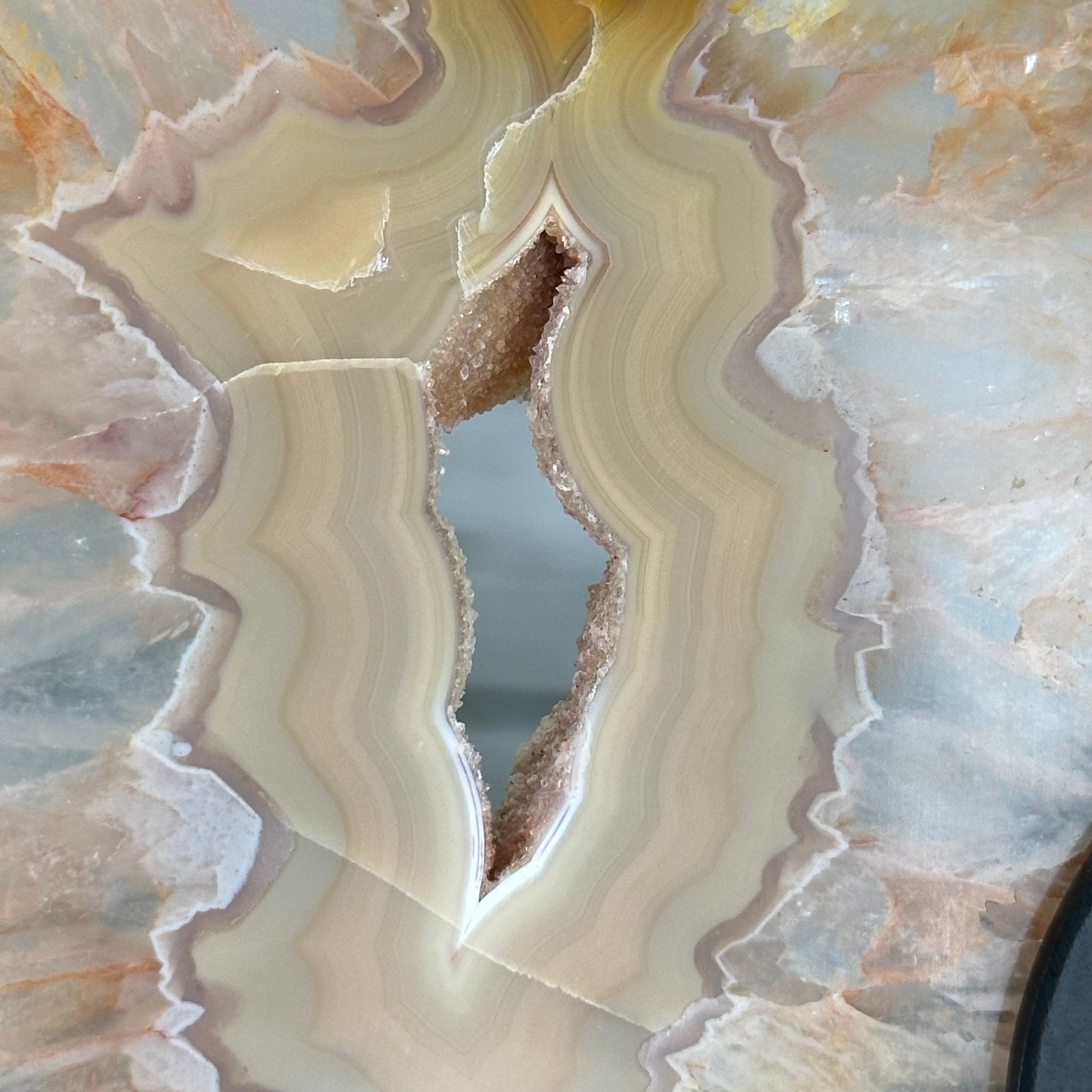 Natural Brazilian Agate "Butterfly Wings", 9.9" Tall #5050NA-116 - Brazil GemsBrazil GemsNatural Brazilian Agate "Butterfly Wings", 9.9" Tall #5050NA-116Agate Butterfly Wings5050NA-116