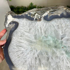 Natural Brazilian Agate Side Table on a black metal base, 22" Tall 1306 - 0046 - Brazil GemsBrazil GemsNatural Brazilian Agate Side Table on a black metal base, 22" Tall 1306 - 0046Tables: Side1306 - 0046