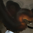 Natural Brazilian Agate Side Table on a black metal base, 22" Tall 1306 - 0047 - Brazil GemsBrazil GemsNatural Brazilian Agate Side Table on a black metal base, 22" Tall 1306 - 0047Tables: Side1306 - 0047