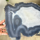 Natural Brazilian Agate Side Table on a black metal base, 22" Tall 1306 - 0047 - Brazil GemsBrazil GemsNatural Brazilian Agate Side Table on a black metal base, 22" Tall 1306 - 0047Tables: Side1306 - 0047