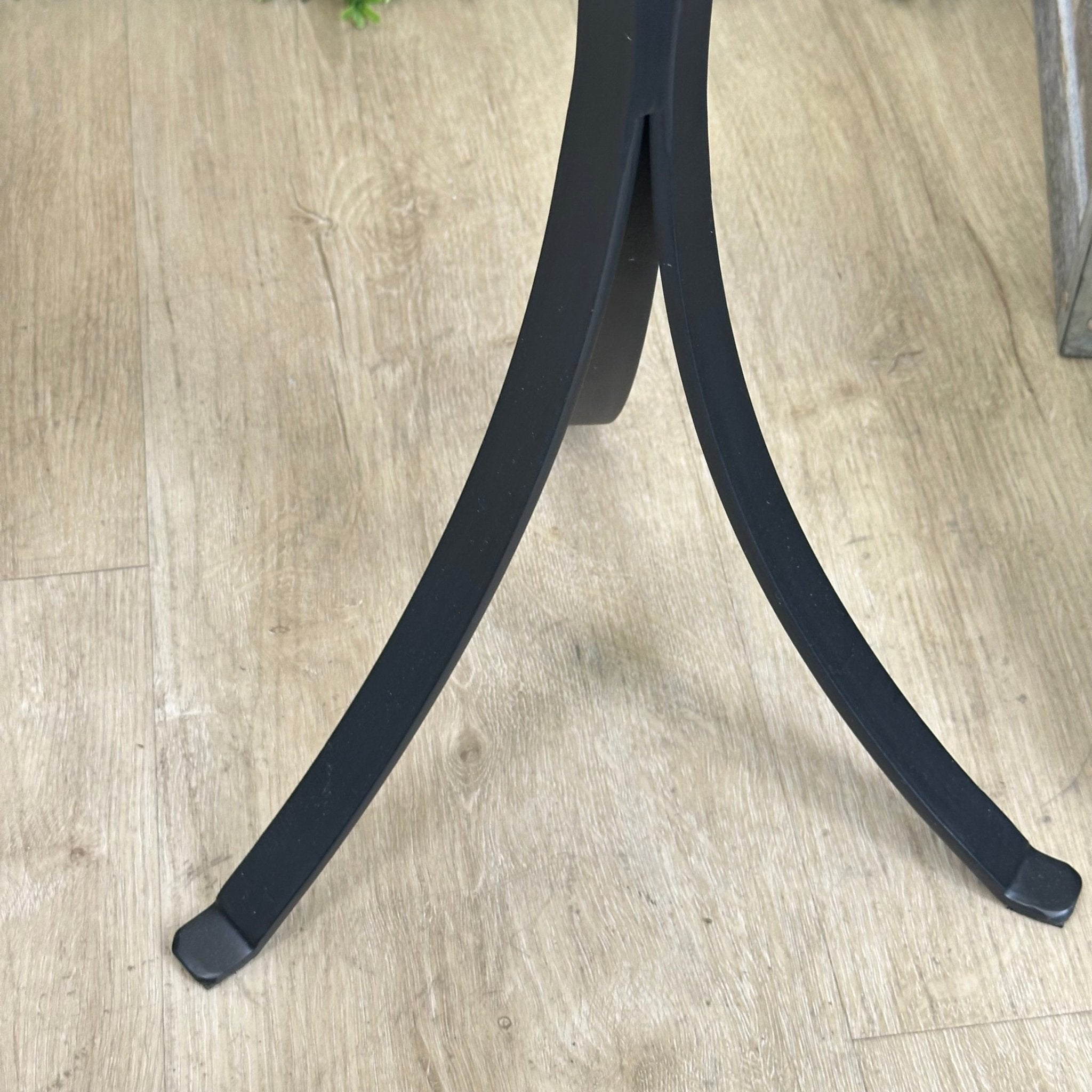 Natural Brazilian Agate Side Table on a black metal base, 22" Tall 1306 - 0048 - Brazil GemsBrazil GemsNatural Brazilian Agate Side Table on a black metal base, 22" Tall 1306 - 0048Tables: Side1306 - 0048