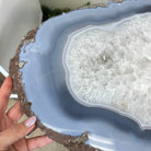 Natural Brazilian Agate Side Table on a black metal base, 22" Tall 1306 - 0048 - Brazil GemsBrazil GemsNatural Brazilian Agate Side Table on a black metal base, 22" Tall 1306 - 0048Tables: Side1306 - 0048