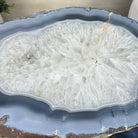 Natural Brazilian Agate Side Table on a black metal base, 22" Tall 1306 - 0048 - Brazil GemsBrazil GemsNatural Brazilian Agate Side Table on a black metal base, 22" Tall 1306 - 0048Tables: Side1306 - 0048
