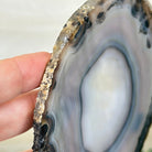 Natural Brazilian Agate Slice on a Metal Stand, 8.5" Tall #5067NA - 023 - Brazil GemsBrazil GemsNatural Brazilian Agate Slice on a Metal Stand, 8.5" Tall #5067NA - 023Slices on Fixed Bases5067NA - 023