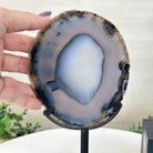 Natural Brazilian Agate Slice on a Metal Stand, 8.5" Tall #5067NA - 023 - Brazil GemsBrazil GemsNatural Brazilian Agate Slice on a Metal Stand, 8.5" Tall #5067NA - 023Slices on Fixed Bases5067NA - 023