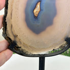 Natural Brazilian Agate Slice on a Metal Stand, 9" Tall #5067NA - 016 - Brazil GemsBrazil GemsNatural Brazilian Agate Slice on a Metal Stand, 9" Tall #5067NA - 016Slices on Fixed Bases5067NA - 016