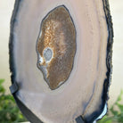 Natural Brazilian Agate Slice on a Metal Stand, 9" Tall #5067NA - 016 - Brazil GemsBrazil GemsNatural Brazilian Agate Slice on a Metal Stand, 9" Tall #5067NA - 016Slices on Fixed Bases5067NA - 016