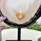 Natural Brazilian Agate Slice on a Metal Stand, 9.25" Tall #5067NA - 021 - Brazil GemsBrazil GemsNatural Brazilian Agate Slice on a Metal Stand, 9.25" Tall #5067NA - 021Slices on Fixed Bases5067NA - 021