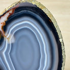 Natural Brazilian Agate Slice on a Metal Stand, 9.25" Tall #5067NA - 022 - Brazil GemsBrazil GemsNatural Brazilian Agate Slice on a Metal Stand, 9.25" Tall #5067NA - 022Slices on Fixed Bases5067NA - 022