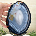 Natural Brazilian Agate Slice on Metal Stand, 10.5" Tall #5067NA - 039 - Brazil GemsBrazil GemsNatural Brazilian Agate Slice on Metal Stand, 10.5" Tall #5067NA - 039Slices on Fixed Bases5067NA - 039