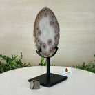 Natural Brazilian Agate Slice on Metal Stand, 9.25" Tall #5067NA - 025 - Brazil GemsBrazil GemsNatural Brazilian Agate Slice on Metal Stand, 9.25" Tall #5067NA - 025Slices on Fixed Bases5067NA - 025