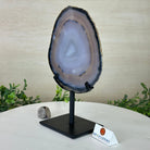 Natural Brazilian Agate Slice on Metal Stand, 9.25" Tall #5067NA - 027 - Brazil GemsBrazil GemsNatural Brazilian Agate Slice on Metal Stand, 9.25" Tall #5067NA - 027Slices on Fixed Bases5067NA - 027