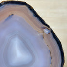 Natural Brazilian Agate Slice on Metal Stand, 9.3" Tall #5067NA - 043 - Brazil GemsBrazil GemsNatural Brazilian Agate Slice on Metal Stand, 9.3" Tall #5067NA - 043Slices on Fixed Bases5067NA - 043