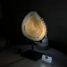 Natural Brazilian Agate Slice on Metal Stand, 9.3" Tall #5067NA - 043 - Brazil GemsBrazil GemsNatural Brazilian Agate Slice on Metal Stand, 9.3" Tall #5067NA - 043Slices on Fixed Bases5067NA - 043