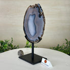 Natural Brazilian Agate Slice on Metal Stand, 9.4" Tall #5067NA - 041 - Brazil GemsBrazil GemsNatural Brazilian Agate Slice on Metal Stand, 9.4" Tall #5067NA - 041Slices on Fixed Bases5067NA - 041