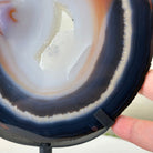 Natural Brazilian Agate Slice on Metal Stand, 9.4" Tall #5067NA - 042 - Brazil GemsBrazil GemsNatural Brazilian Agate Slice on Metal Stand, 9.4" Tall #5067NA - 042Slices on Fixed Bases5067NA - 042