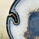 Natural Brazilian Agate Slice on Metal Stand, 9.75" Tall #5067NA - 032 - Brazil GemsBrazil GemsNatural Brazilian Agate Slice on Metal Stand, 9.75" Tall #5067NA - 032Slices on Fixed Bases5067NA - 032