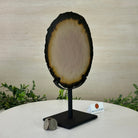 Natural Brazilian Agate Slice on Metal Stand, 9.8" Tall #5067NA - 036 - Brazil GemsBrazil GemsNatural Brazilian Agate Slice on Metal Stand, 9.8" Tall #5067NA - 036Slices on Fixed Bases5067NA - 036