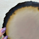 Natural Brazilian Agate Slice on Metal Stand, 9.8" Tall #5067NA - 036 - Brazil GemsBrazil GemsNatural Brazilian Agate Slice on Metal Stand, 9.8" Tall #5067NA - 036Slices on Fixed Bases5067NA - 036