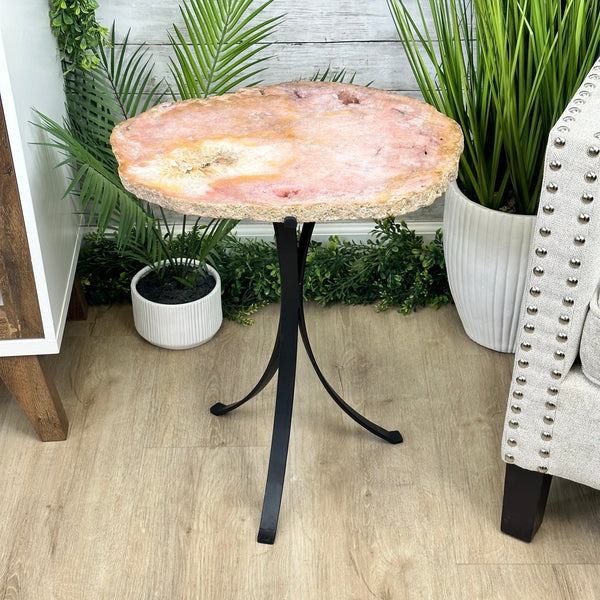 Pink Amethyst Side Tables