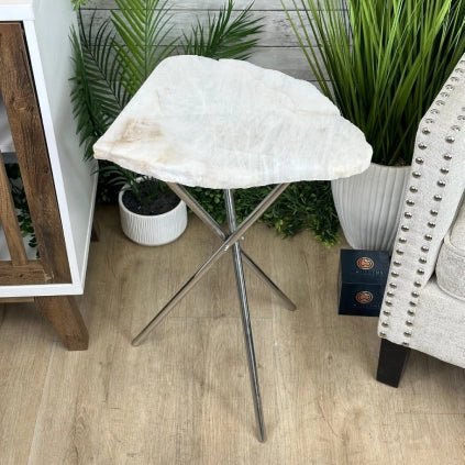 Milky Quartz Side Tables