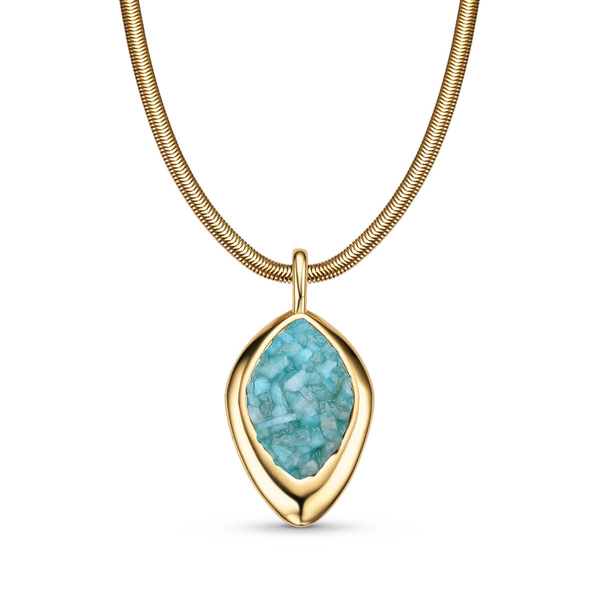 デコルテアクセサリー　oval bijou necklace 9.-