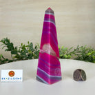 Pink Agate 4 - Sided Obelisk Tower, 6.3" Tall #3104PA - 002 - Brazil GemsBrazil GemsPink Agate 4 - Sided Obelisk Tower, 6.3" Tall #3104PA - 002Obelisks3104PA - 002