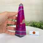 Pink Agate 4 - Sided Obelisk Tower, 6.3" Tall #3104PA - 002 - Brazil GemsBrazil GemsPink Agate 4 - Sided Obelisk Tower, 6.3" Tall #3104PA - 002Obelisks3104PA - 002