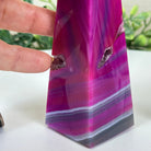 Pink Agate 4 - Sided Obelisk Tower, 6.3" Tall #3104PA - 002 - Brazil GemsBrazil GemsPink Agate 4 - Sided Obelisk Tower, 6.3" Tall #3104PA - 002Obelisks3104PA - 002