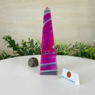 Pink Agate 4 - Sided Obelisk Tower, 6.3" Tall #3104PA - 002 - Brazil GemsBrazil GemsPink Agate 4 - Sided Obelisk Tower, 6.3" Tall #3104PA - 002Obelisks3104PA - 002