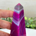 Pink Agate 4 - Sided Obelisk Tower, 6.3" Tall #3104PA - 002 - Brazil GemsBrazil GemsPink Agate 4 - Sided Obelisk Tower, 6.3" Tall #3104PA - 002Obelisks3104PA - 002
