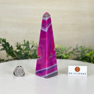 Pink Agate 4 - Sided Obelisk Tower, 6.3" Tall #3104PA - 002 - Brazil GemsBrazil GemsPink Agate 4 - Sided Obelisk Tower, 6.3" Tall #3104PA - 002Obelisks3104PA - 002